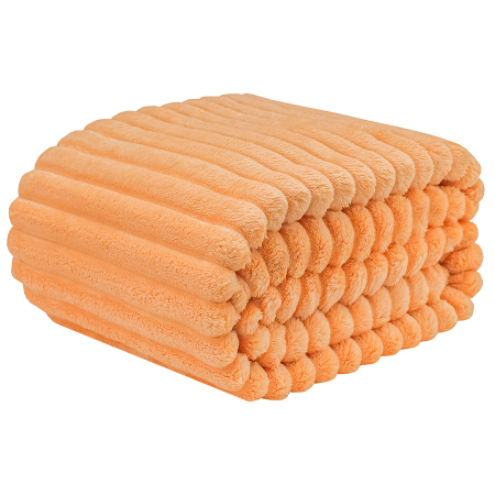 Покрывало  Happy Family велсофт Волна г/к №76 персиковый