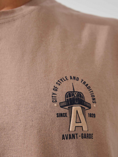 Мужская пижама "Авангард" 2390-К/Ф / Бежевый