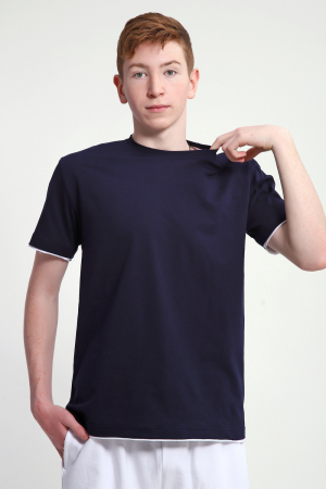 Мужская футболка 83511 / темно-синий