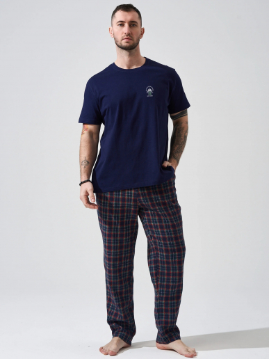 Мужская пижама "Авангард" 2390-К/Ф / Чернильный