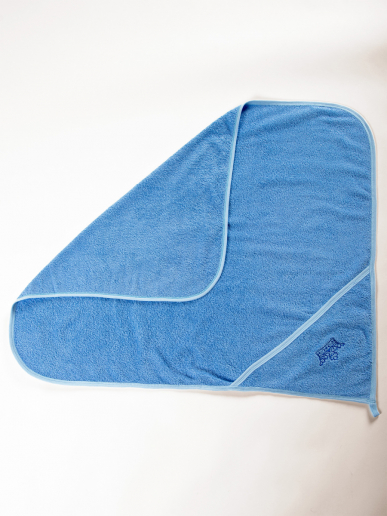 Детское полотенце махровое с уголком ПУМ_75_90 / Расцветки в ассортименте