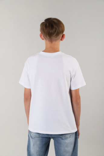 Детская футболка для мальчика Карнавал-2 / молочный