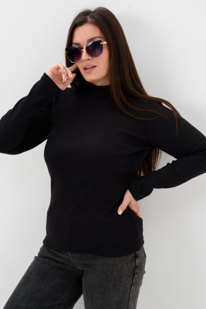 Женская водолазка 52713 / черный