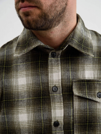 Мужская сорочка верхняя "Имидж" 2185-Ф / Хаки