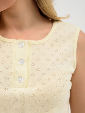 Женская пижама "Шарм" (шорты) 2429-Рн / Желтый