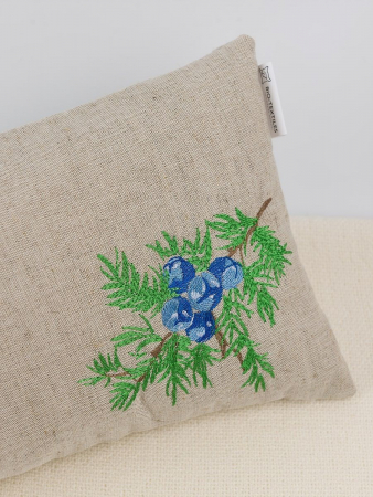 Подушка-валик "Здоровый сон" с можжевельником