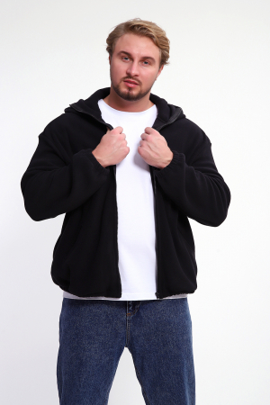 Мужское худи 36992 / черный