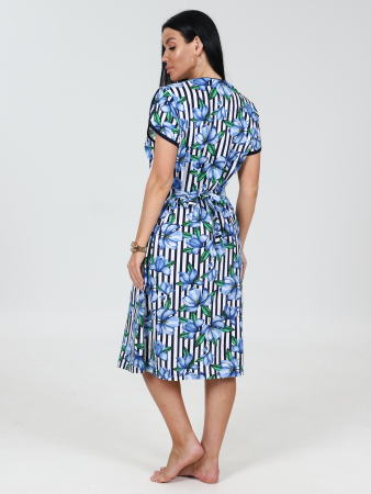 Женский халат мод.469/34 / Синий