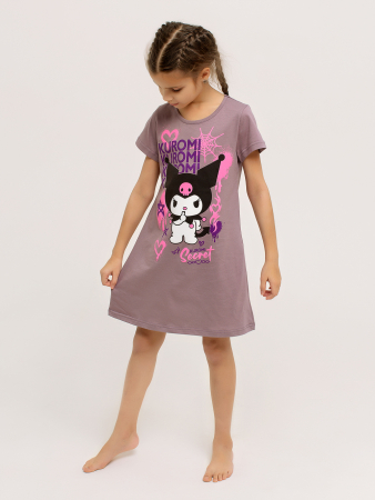 Детская сорочка "Kuromi" арт. дк314кф / Кофе