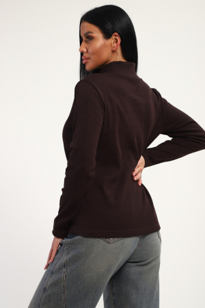 Женская водолазка 74721 / шоколадный