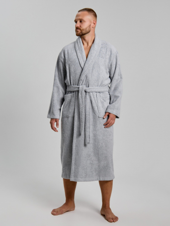 Халат мужской Комфорт-4 / светло-серый
