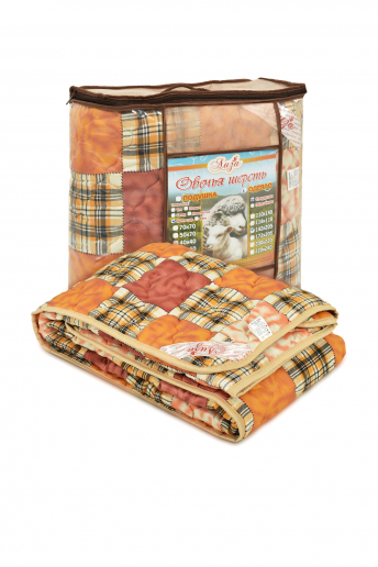 Одеяло-покрывало полиэстер овечья шерсть 300 гр/м2