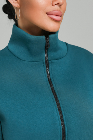 Женский костюм с брюками 74722 / морская волна