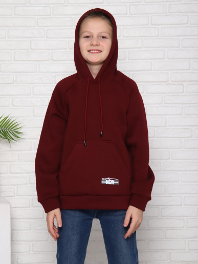 Толстовка детская Рэмзи - man / бордо