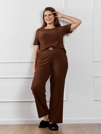 Женские брюки Рената-2 / коричневый