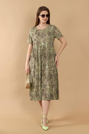 Платье женское Дыхание лета-1 / Зеленый