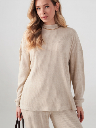 Женский костюм "Ангора" 2412-Л / Бежевый