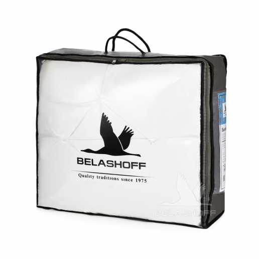 Одеяло с объемными буфами пуховое "Бьянко" всесезонное