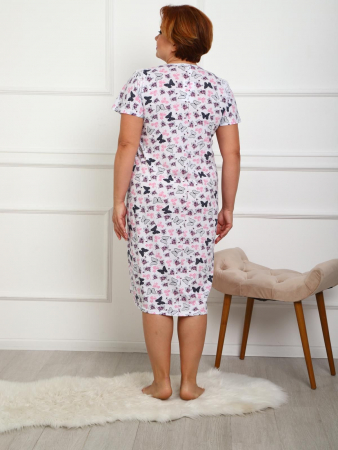 Женская сорочка Гелия / розовый