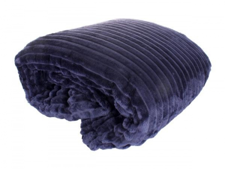 Плед велсофт полоса ОПТ / В ассортименте