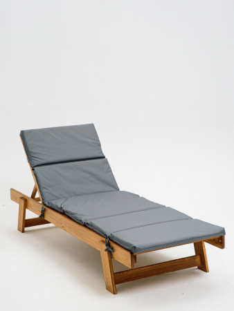 Матрас для шезлонга с сумкой арт. SZO / Серый