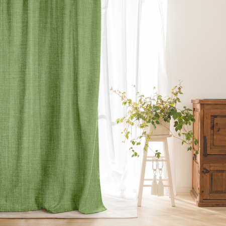 Комплект штор "Волшебная Ночь" Рогожка / Киви