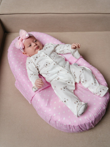 Подушка c эффектом памяти «Baby-Люлька» / сердечки