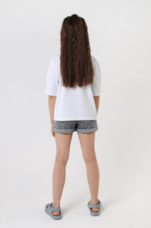 Футболка для девочки Гретта-4 / белый