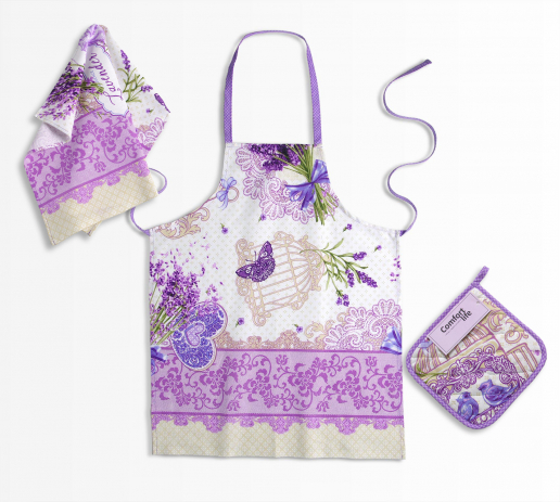 Набор для кухни 3 предмета / Лаванда 1