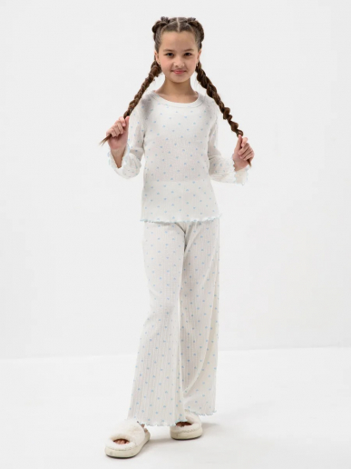 Детская пижама "Ажурные сны" длинный рукав