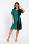 Женская туника 35285 / зеленый
