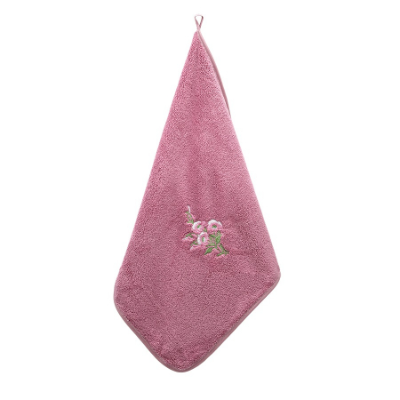 Полотенце микрофибра НВ Весна м9011_29 S / Брусничный