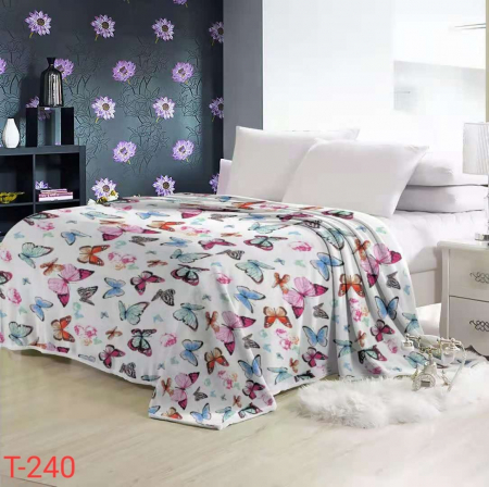 Плед велсофт / Расцветки в ассортименте