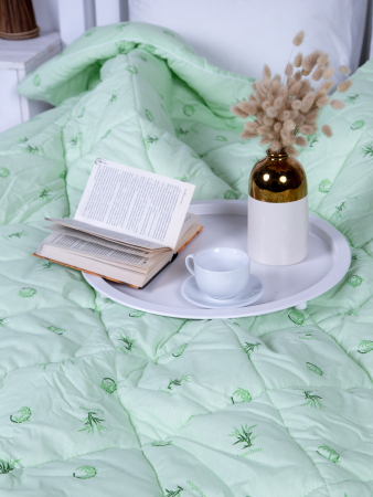 Одеяло стёганое "Бамбуковое волокно" поплин 400 гр/м2