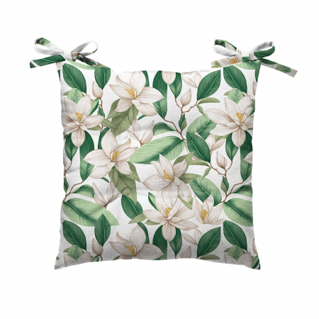 Подушка для стула "Verossa" с тафтингом 40/40 Магнолия