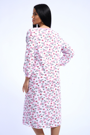 Женская ночная сорочка 51197 / розовый