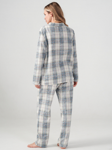 Женская пижама "Добрый вечер" 2163-Ф / Бирюзовый