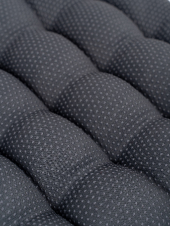 Подушка в автомобиль с гречневой лузгой с ПВХ нанесением арт. APG25 / Графит