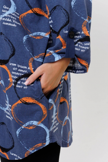 Женская туника 2126/1 / Индиго