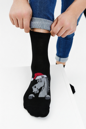 Мужские носки стандарт Лукас / черный