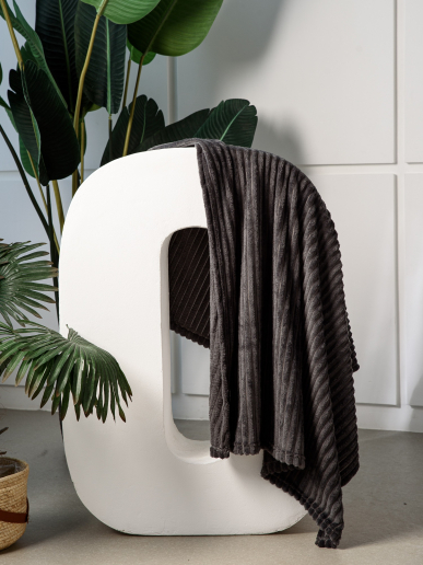 Плед велсофт / Графит