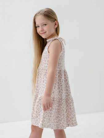 Детский сарафан "Романс" / Леопардовый