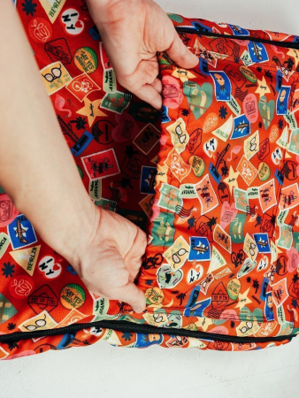 Детский конверт меховой на выписку / Марки