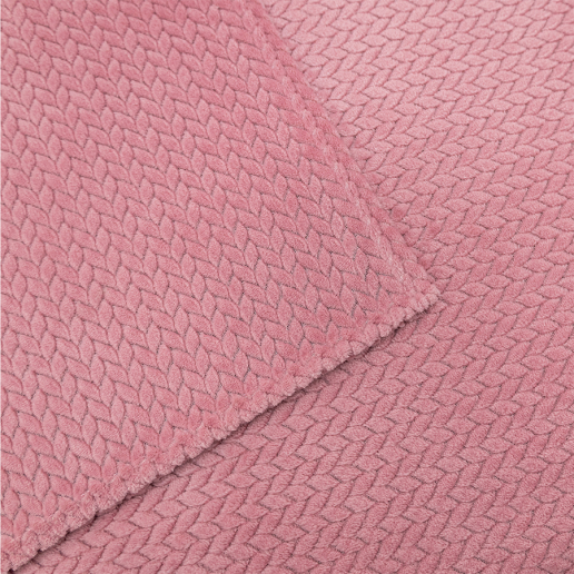 Покрывало Happy Family велсофт зигзаг г/к №21 Брусничный