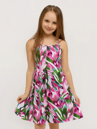 Детский сарафан "Кокетка" / Акварель арт. дк169ак
