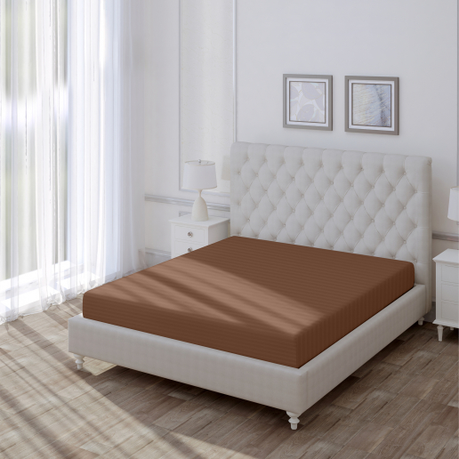 Простыня "Волшебная Ночь" на резинке 160x200 / NEW BEIGE