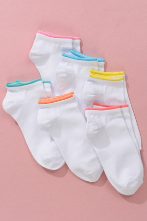 Носки женские Эффект (набор 5 пар) / белый