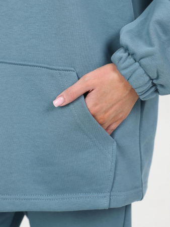 Костюм женский Домиан / серо-голубой