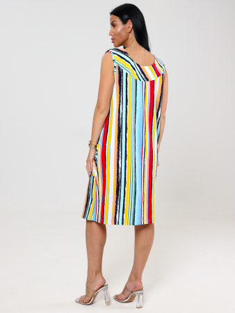 Женский сарафан ВЕРТИКАЛЬ СК-418 / Красная полоса