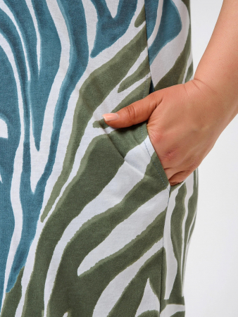 Женское платье "Мираж" 2229-К / Зеленый